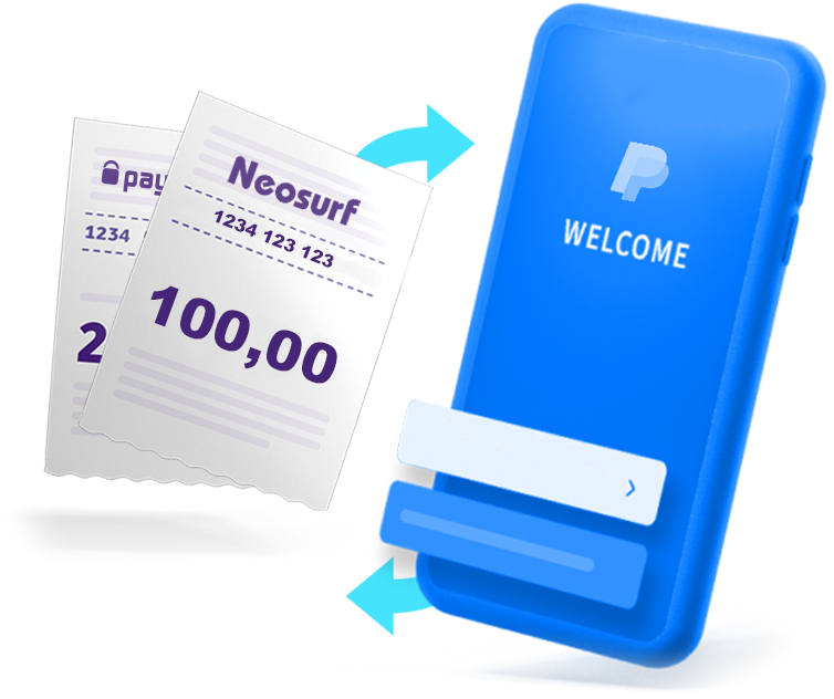 Convertir Neosurf vers PayPal